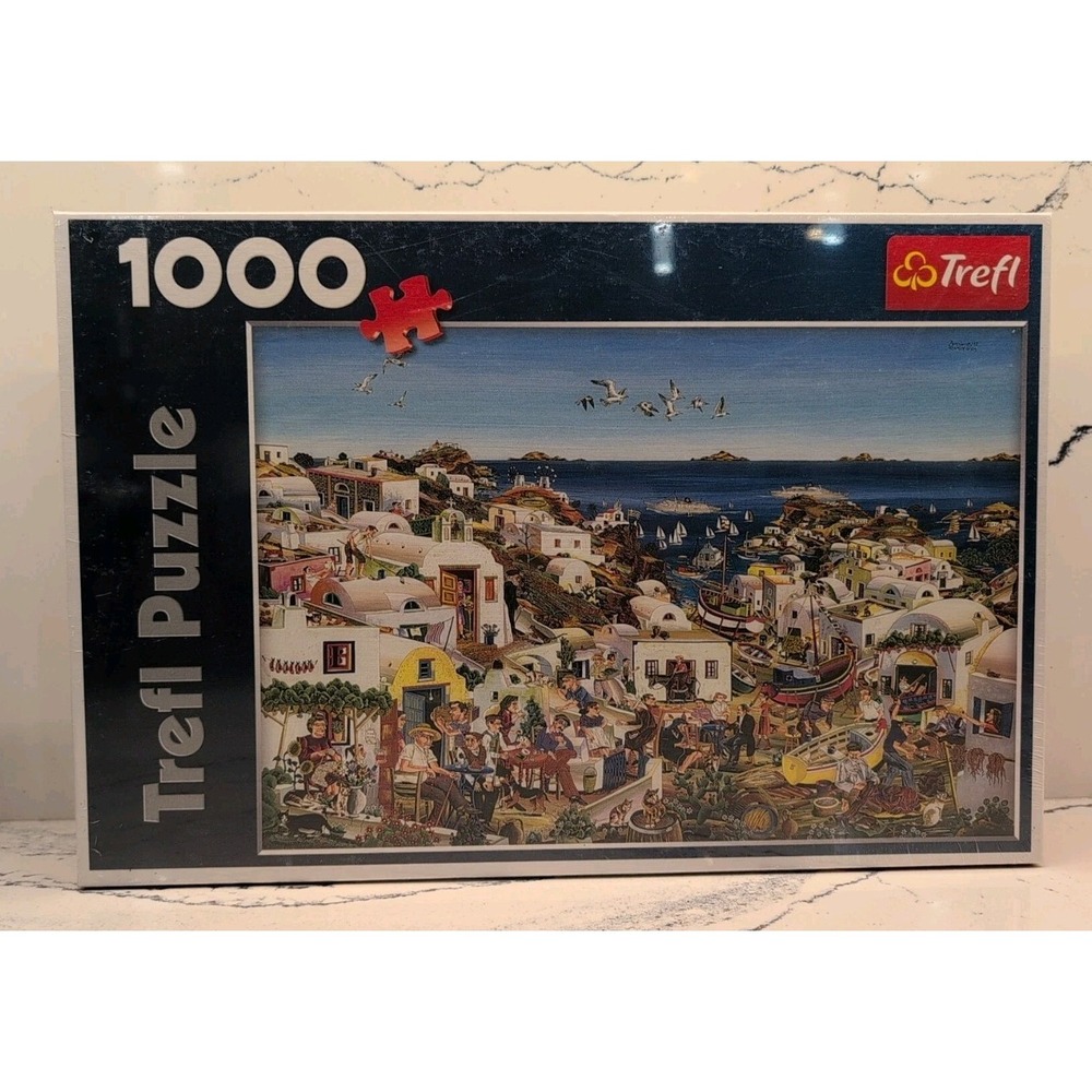 Trefl Island Life‎ Antonios von Santorinios 1000 Piece Jigsaw Puzzle Sealed NEW